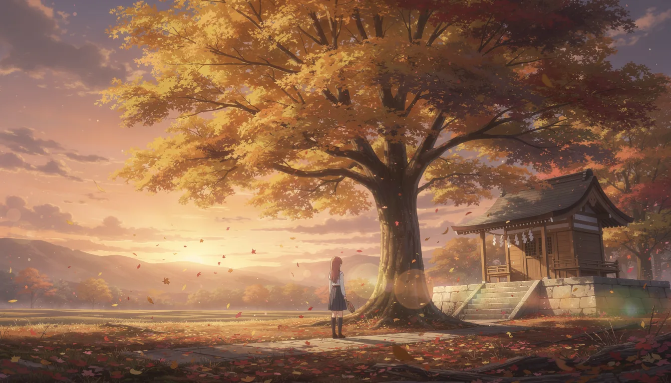 Autumn Anime Scene