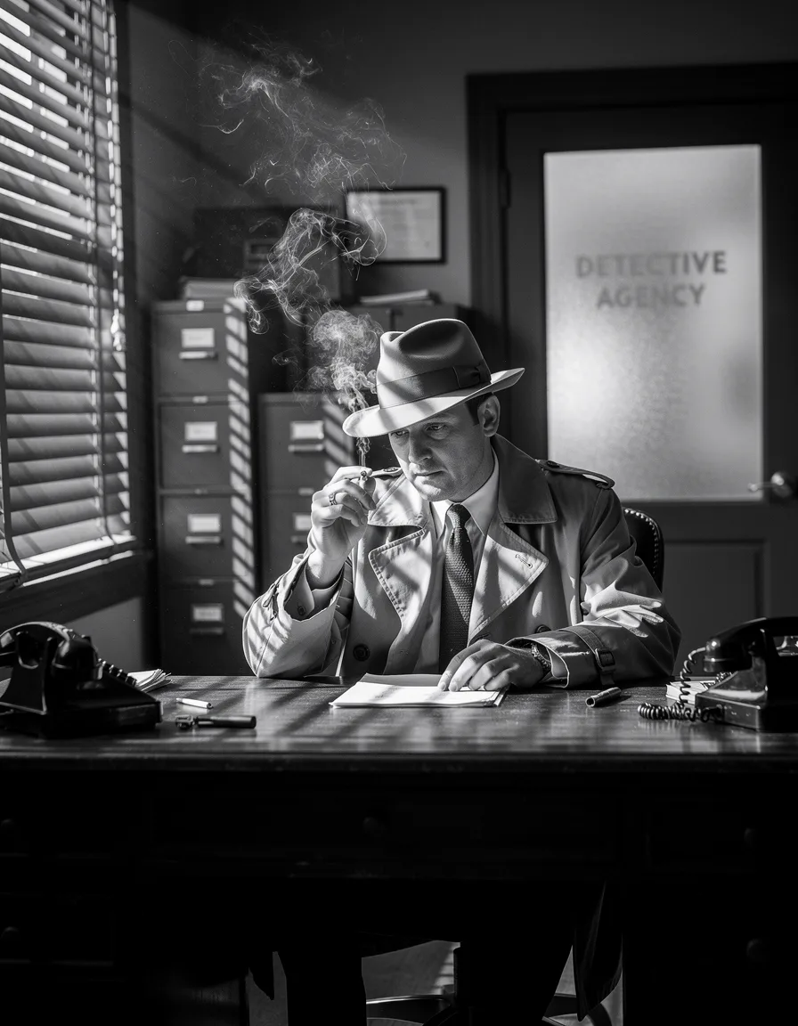 Noir Detective Character