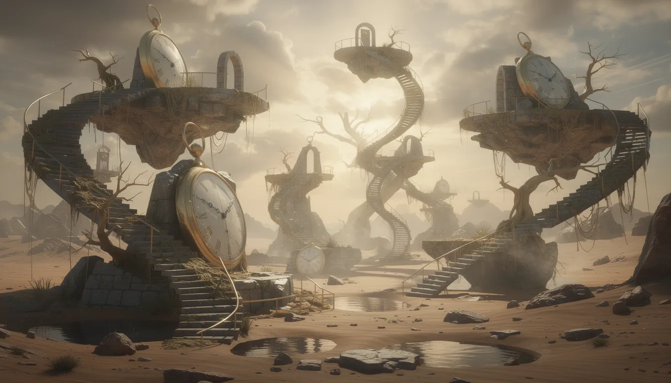 Surreal 3D Landscape