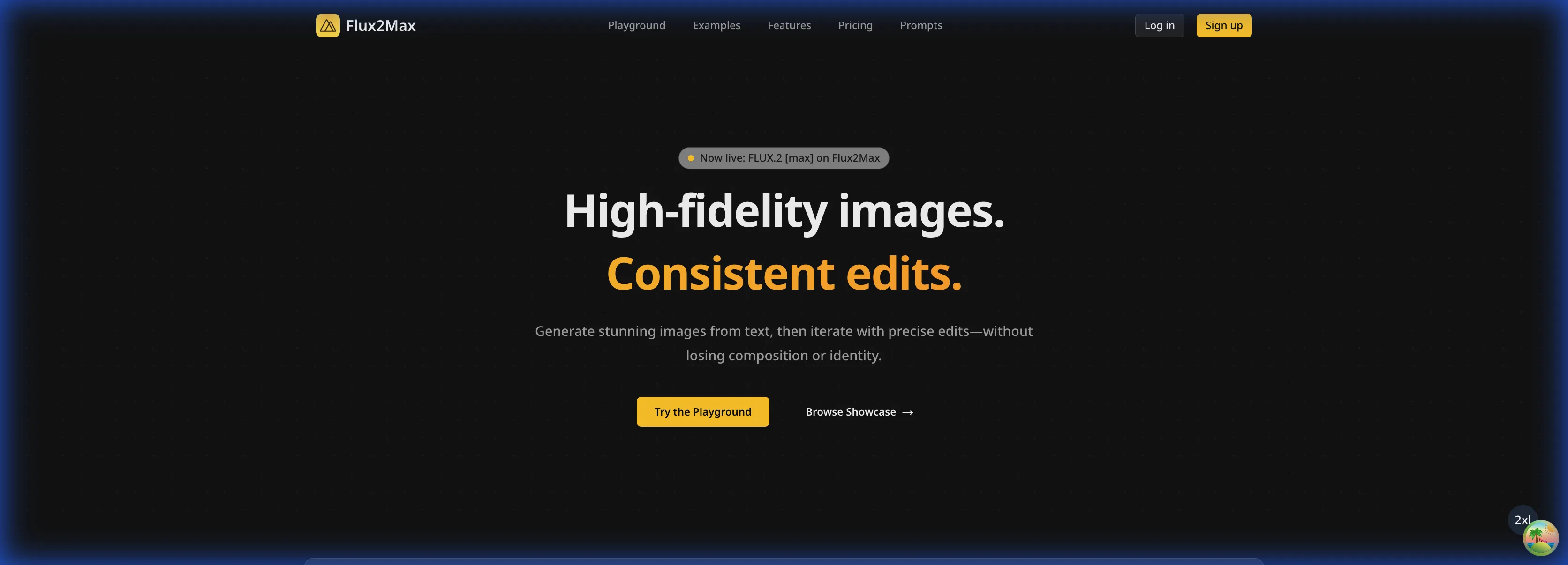 Homepage (Desktop)